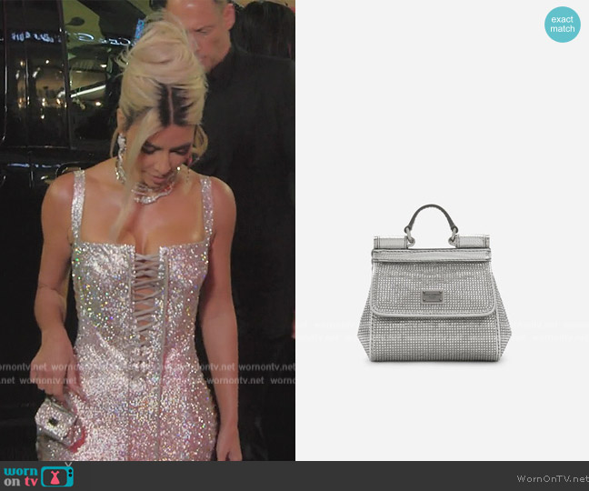Dolce & Gabbana Black Kim Kardashian Mini Sicily Bag