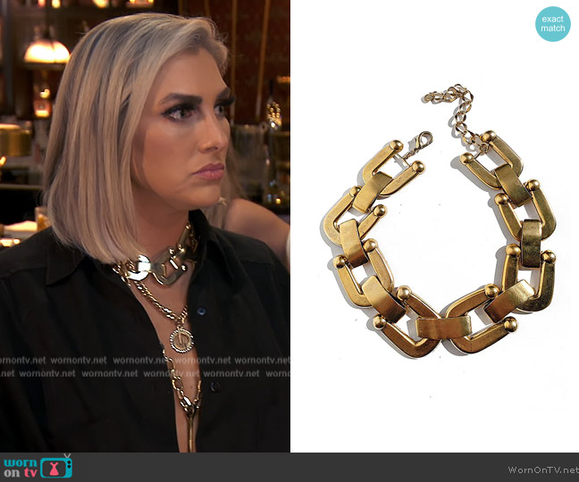 Dylan Lex Billie Necklace worn by Gina Kirschenheiter on The Real Housewives of Orange County