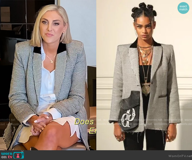 Dylan Lex Jagger Riding Jacket worn by Gina Kirschenheiter on The Real Housewives of Orange County