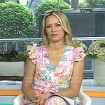 Dylan’s printed ruffle v-neck dress on Today
