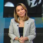 Eva’s grey blazer on Good Morning America