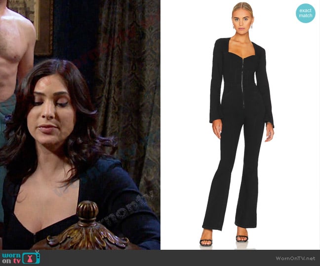 Free People Karly Jumpsuit worn by Gabi Hernandez (Camila Banus) on Days of our Lives