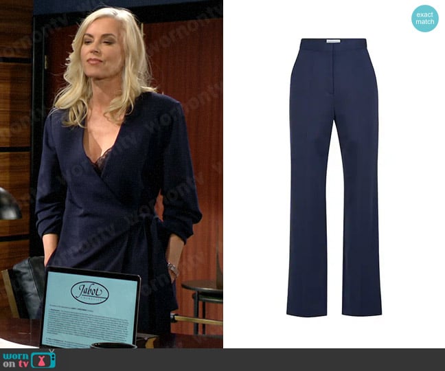 Halston Collins Pants worn by Ashley Abbott (Eileen Davidson) on The Young and the Restless