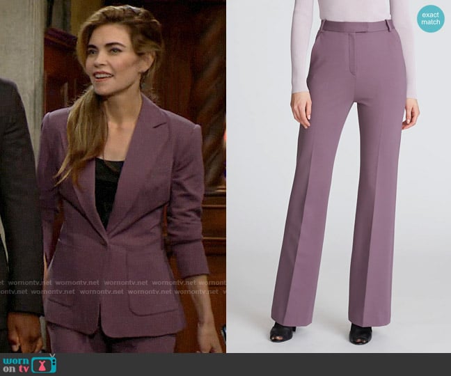 WornOnTV: Victoria’s purple suit on The Young and the Restless | Amelia ...