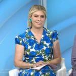 Jill’s floral cap sleeve dress on Today