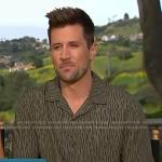 Jordan Rodgers’s green print camp shirt on Access Hollywood