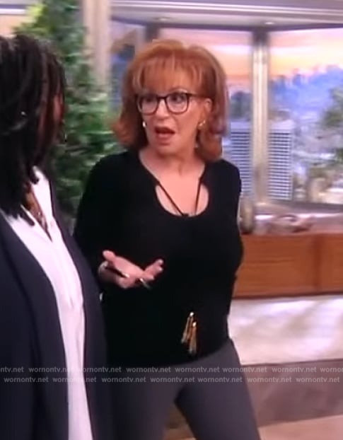 Joy’s tassel tie sweater on The View