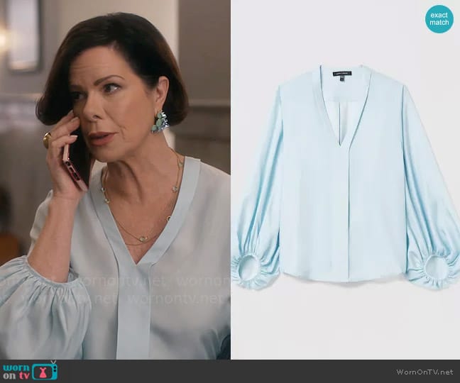 Judith & Charles Gauguin Blouse worn by Margaret Wright (Marcia Gay Harden) on So Help Me Todd