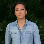 Kathy Park’s chambray western shirt on Today