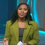 Kay’s green blazer on NBC News Daily