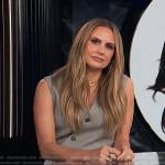 Keltie’s grey vest and pants on E! News