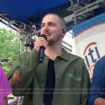 Kendall Schmidt’s green print jacket on Today