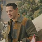 Kevin’s gray and yellow wool jacket on Riverdale