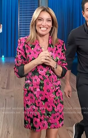 Kit’s floral blazer dress on Access Daily