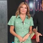 Kit’s mint utility jumpsuit on Access Hollywood