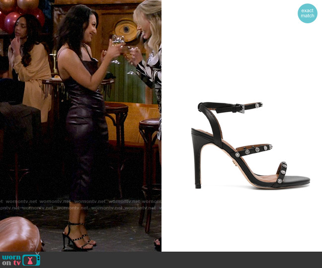 Kurt Geiger Portia Crystal Sandals worn by Valentina (Francia Raisa) on How I Met Your Father