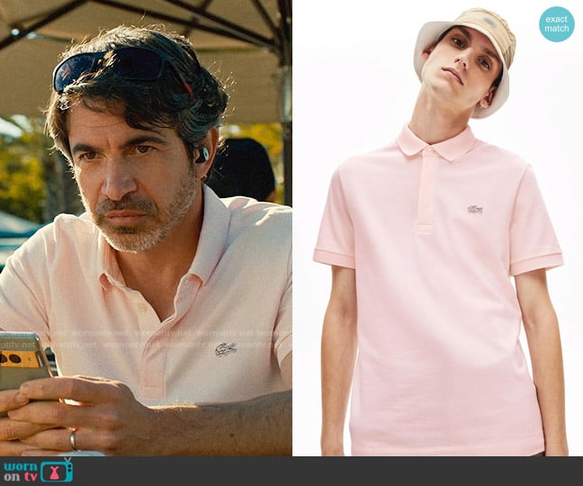 Lacoste Paris Polo Shirt worn by Nathan Bartlett (Chris Messina) on Based on a True Story