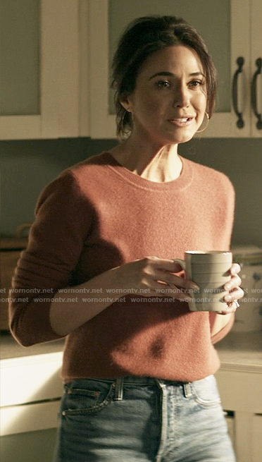 Lana's rust brown sweater on Superman and Lois