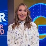 Lori’s ivory floral top on Good Morning America