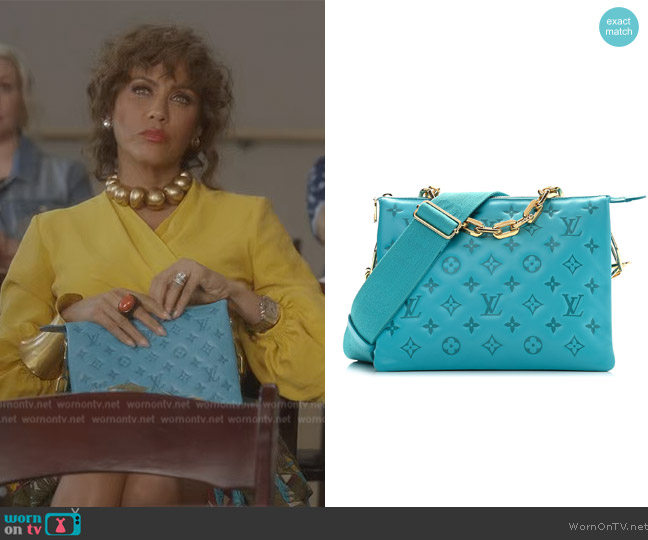 WornOnTV: Lisa's turquoise monogram bag on And Just Like That, Nicole Ari  Parker