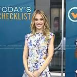 Dr. Marnie Nussbaum’s floral mini dress on Today