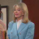 Marlena’s light blue double breasted blazer on Days of our Lives