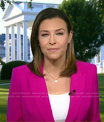 Mary’s pink blazer on Good Morning America