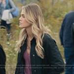 Michaela’s black jacket on Manifest