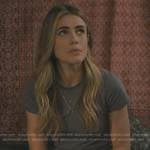 Michaela’s grey tee on Manifest