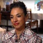 Michelle Miller’s plaid shirtdress on CBS Mornings