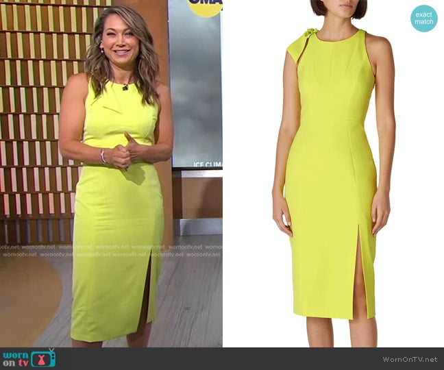 Milly Cady Caedyn Dress worn by Ginger Zee on Good Morning America