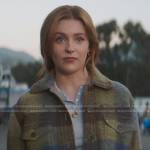 Nancy’s green plaid jacket on Nancy Drew