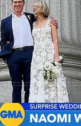 Naomi Watts’s wedding dress on Good Morning America