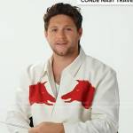 Niall Horan’s white animal applique jacket on Today