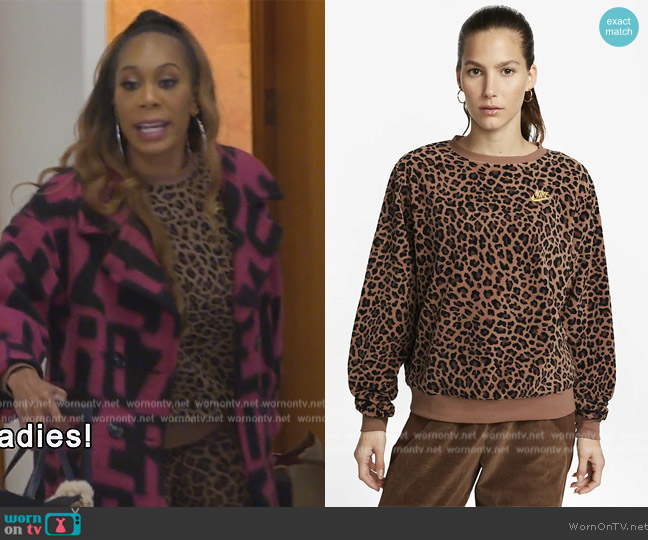WornOnTV: Sanya’s leopard print sweatshirt and leggings on The Real ...