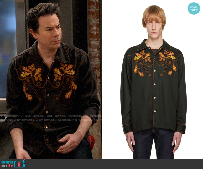 Nudie Jeans Gonzo Shirt worn by Spencer Shay (Jerry Trainor) on iCarly