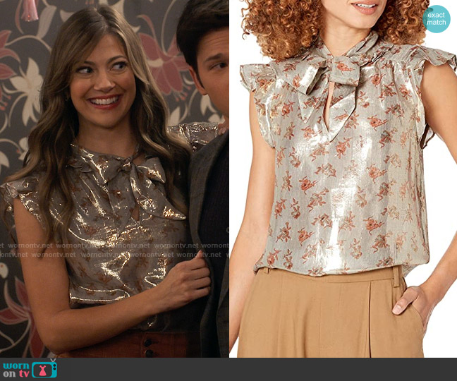 Paige Bette Top worn by Pearl (Mia Serafino) on iCarly