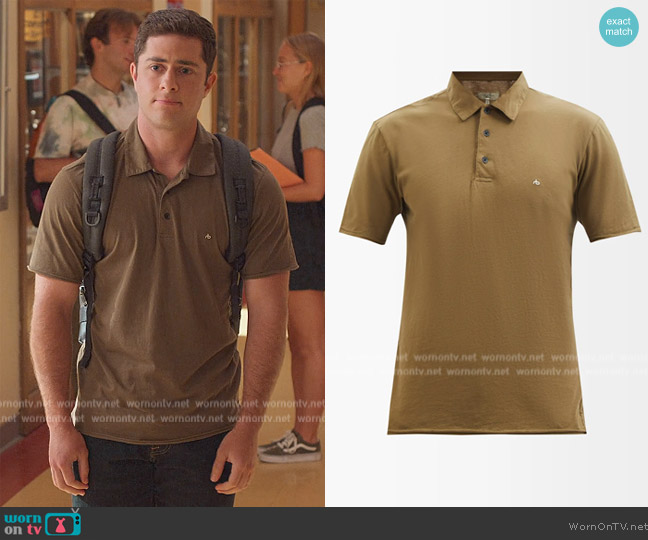 Rag and Bone Polo Shirt worn by Jaren Lewison (Jaren Lewison) on Never Have I Ever