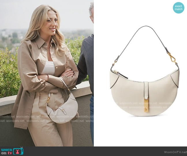 Ralph Lauren Polo ID mini shoulder bag worn by Sophia Stallone on The Family Stallone