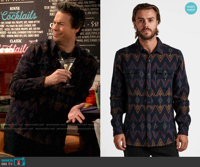 Roark Manawa Tapu Nordsman Long Sleeve Flannel worn by Spencer Shay (Jerry Trainor) on iCarly