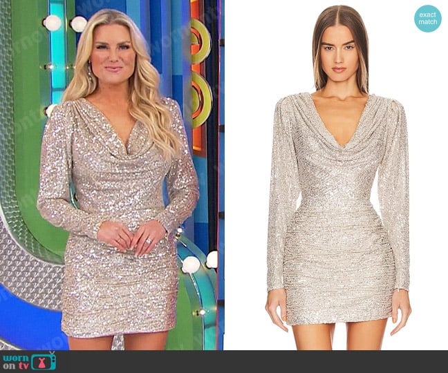 Ronny Kobo Elena Dress worn by Rachel Reynolds on The Price is Right