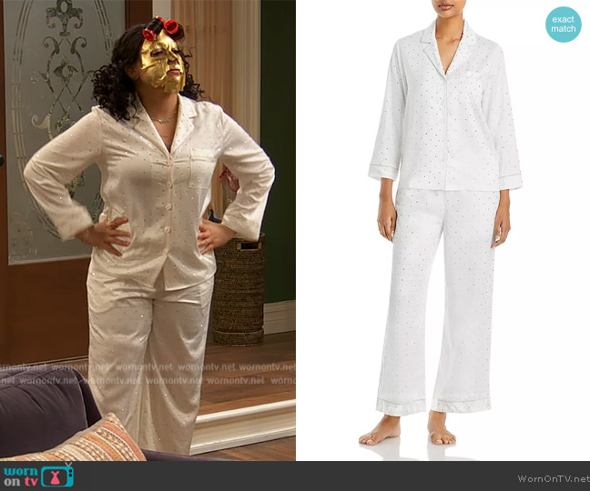 Rya Collection Marilyn Crystal Embellished Pajama Set worn by Raven Baxter (Raven-Symoné) on Ravens Home