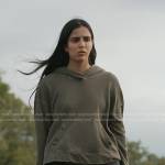 Saanvi’s khaki green hoodie on Manifest