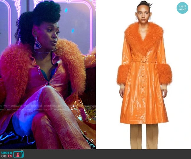 Saks Potts Foxy Coat worn by Sondi Hill (Corbin Reid) on Run the World