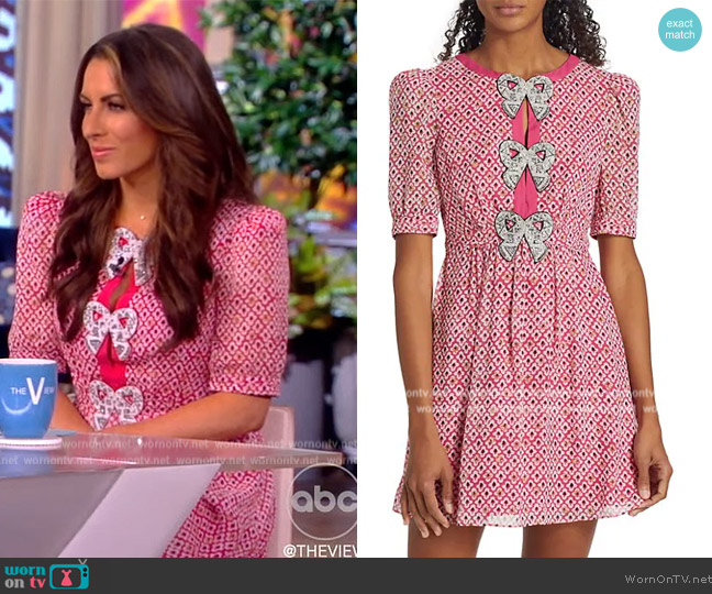 Saloni Jamie Short Dress worn by Alyssa Farah Griffin on The View