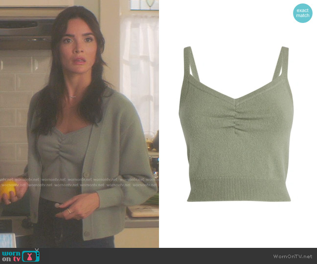 Sandro Ivy Wool Camisole worn by Bess (Maddison Jaizani) on Nancy Drew