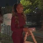 Sanya’s beige fur bag on The Real Housewives of Atlanta