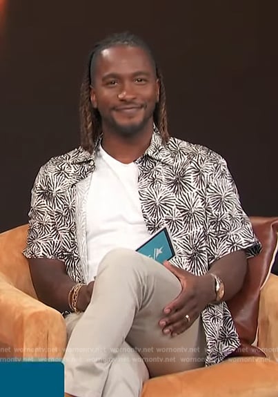 Scott’s Urchin print shirt on Access Hollywood