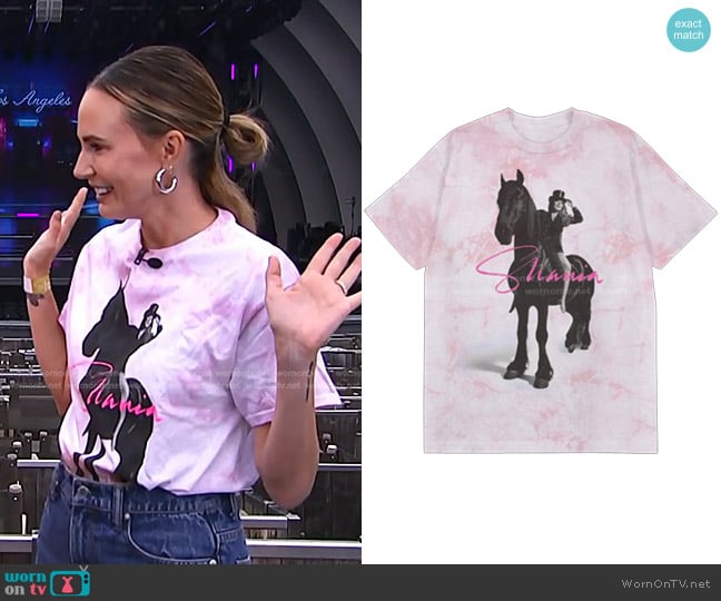 Shania Twain Pink Tie Dye Shania Twain T-Shirt