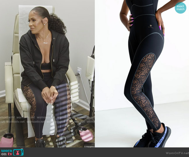 WornOnTV: Sheree's cropped top and leggings on The Real Housewives